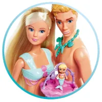 Лялька Simba набір Штеффі-вагітна та Кевін Сім''я русалок з малюком, аксесуари (5733524) - 3