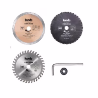 Круг відрізний Einhell набір 3шт, 89x10 мм, для деревних матеріалів та пластику (575915) - Image 1