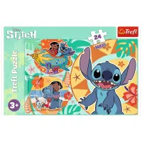 Пазл Trefl Maxi Lilo&Stitch Щасливий день 24 елемента (5900511143652) - 3