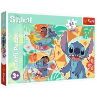 Пазл Trefl Maxi Lilo&Stitch Щасливий день 24 елемента (5900511143652) - 1