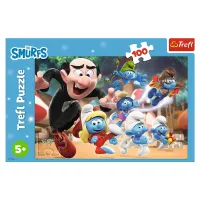 Пазл Trefl The Smurfs Уроки тата Смурфа 100 елементів (5900511164817) - 3