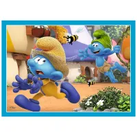 Пазл Trefl The Smurfs Село Смурфів 4 in 1 (35, 48, 54, 70) елемента (5900511346565) - 4