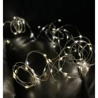 Гірлянда Chomik Гірлянда-струна 6,2 м, 60 LED теплий білий, 3АА батар., ІР44 (5900779802650) - 6