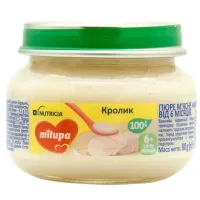 Дитяче пюре Milupa Кролик 80 г (5900852043987) - Зображення 1