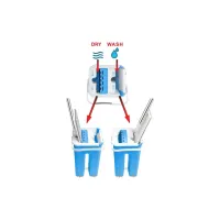 Комплект для прибирання Esperanza EHS004 Швабра + відро з розділеним баком (5901299964033) - 5