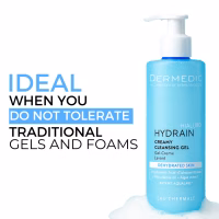 Гель для вмивання Dermedic Hydrain 3 Hialuro Creamy Cleansing Gel 200 мл (5901643170691/5901643178123) - Image 3