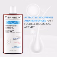 Шампунь Dermedic Capilarte Зміцнювальний проти випадання волосся 300 мл (5901643174170) - Image 2