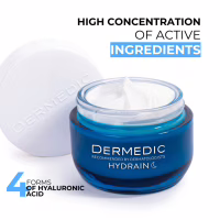 Крем для лица Dermedic Hydrain 3 Hialuro Восстанавливающий Ночной 50 мл (5901643176242) - Image 2
