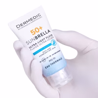 Средство от загара Dermedic Sunbrella Ультралегкий защитный флюид SPF 50+ Для жирной и комбинированной кожи 40 мл (5901643177560) - Image 2