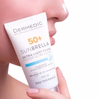 Средство от загара Dermedic Sunbrella Ультралегкий защитный флюид SPF 50+ Для сосудистой и гиперактивной кожи 40 мл (5901643177584) - Image 4