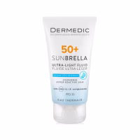 Средство от загара Dermedic Sunbrella Ультралегкий защитный флюид SPF 50+ Для сосудистой и гиперактивной кожи 40 мл (5901643177584) - Image 1