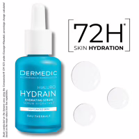 Сироватка для обличчя Dermedic Hydrain 3 Hialuro Зволожувальна для сухої шкіри обличчя, шиї та зони декольте 30 мл (5906739783199) - Image 5