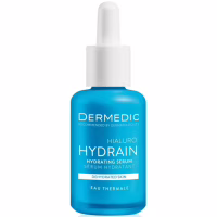 Сироватка для обличчя Dermedic Hydrain 3 Hialuro Зволожувальна для сухої шкіри обличчя, шиї та зони декольте 30 мл (5906739783199) - Image 1