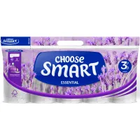 Туалетний папір Smart Tissue Essential Lavender 3 шари 10 рулонів (5944582100121) - 1