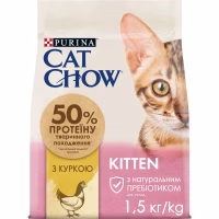 Сухий корм для кішок Purina Cat Chow Kitten з куркою 1.5 кг (5997204513984) - Image 1