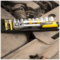 Набір торцевих головок Sigma 1/2" з набором насадок та подовжувачем 12шт CrV mid (6003701) - Зображення 7