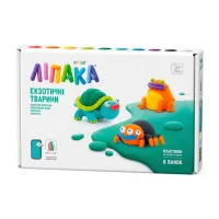 Набір для творчості Lipaka пластилину, Тарантул, Черепаха, Помаранчева жаба (60050-UA01) - 1