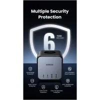 Зарядний пристрій Ugreen 4xUSB 65W DigiNest Cube (2хUSB-C+2xUSB-A) CD268 (60113) - 9