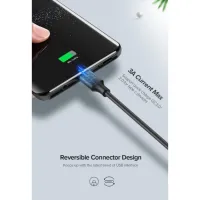 Дата кабель USB 2.0 AM to USB-C 1.0m US287 Black Ugreen (60116) - 4
