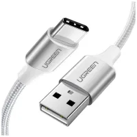 Дата кабель USB 2.0 AM to USB-C 1.5m 3.0A 18W US288 White Ugreen (60132) - 1