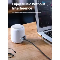 Кабель мультимедійний 3.5mm M to 3.5mm M 1.0m 90° corner AV112 blue Ugreen (60179) - Зображення 8