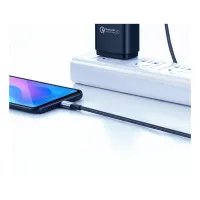 Дата кабель USB 2.0 AM to USB-C 3.0m 3.0A 18W US288 Space Gray Ugreen (60408) - 9