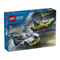 Конструктор LEGO City Переслідування маслкара на поліцейському автомобілі 213 деталей (60415) - 1