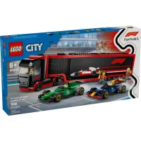 Конструктор LEGO City Вантажівка F1 з автомобілями RB20 та AMR24 (60445) - 1