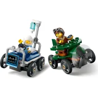 Конструктор LEGO City Літак проти лікарняного ліжка - Набір для перегонів (60459) - 3