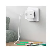 Зарядний пристрій Ugreen CD170 36W USB + Type-C Charger (White) (60468) - 4