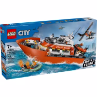 Конструктор LEGO City Спасательный катер и вертолет береговой охраны (60504) - Image 1