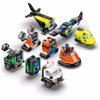 Конструктор LEGO City Ремикс самолета, грузовика и судна на воздушной подушке (60505-) - Image 6