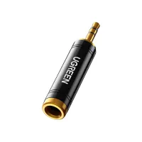 Перехідник 3.5mm M to 6.35mm F AV168 black Ugreen (60711) - 2