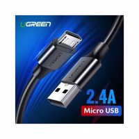 Дата кабель USB 2.0 AM to Micro 5P 3.0m 2A US289 black Ugreen (60827) - Image 2