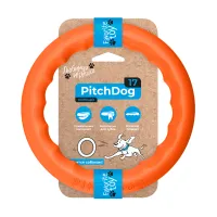 Іграшка для собак Collar PitchDog Кільце для апортування 17 см помаранчеве (62364) - 1