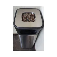 Контейнер для сміття JAH квадратный з попільничкою Срібний металік 25 л (6331) - Зображення 5