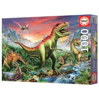 Пазл Educa Jurassic Forest 1000 елементів (6337608) - 4