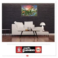 Пазл Educa Jurassic Forest 1000 елементів (6337608) - 5