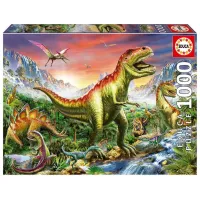 Пазл Educa Jurassic Forest 1000 елементів (6337608) - 1