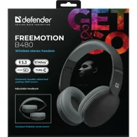 Навушники Defender FreeMotion B480 Bluetooth Black (63480) - 10