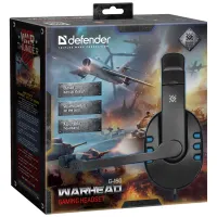 Навушники Defender Warhead G-160 Black-Blue (64118) - 3
