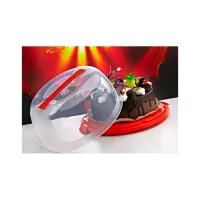 Тортівниця Irak Plastik кругла 28,5 см Червона (6415) - 2