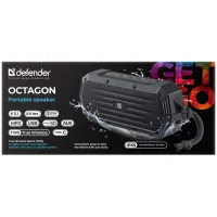 Акустична система Defender Octagon Bluetooth Black (65039) - 2