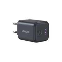 Зарядний пристрій Ugreen 2xUSB-C PD45W + 1xUSB QC3.0 GaN X527 gray (65156B) - 2