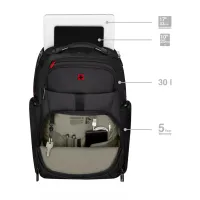 Рюкзак для ноутбука Wenger 17" New Icons, Meteor, Black (653188) - 3