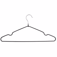 Плічка Idea Home Металеві в силіконі Чорні 40.5 х 21 х 0.3 см 8 шт. (6722137) - Image 2