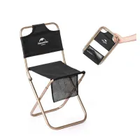 Стілець складаний Naturehike MZ01 NH18M001-Z чорний (6927595733806) - 2