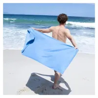 Туристичний рушник Naturehike Fitness NH20FS009 антибактеріальний 100 х 30 блакитний (6927595749999) - Зображення 3