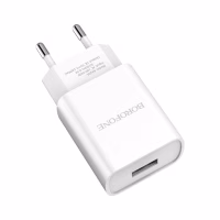 Зарядний пристрій BOROFONE BA20A USB 10.5W + cable USB to USB-C white (6931474700742) - Image 3