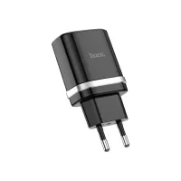Зарядний пристрій HOCO C12Q Smart USB QC3.0 18W Black (6931474716255) - 3